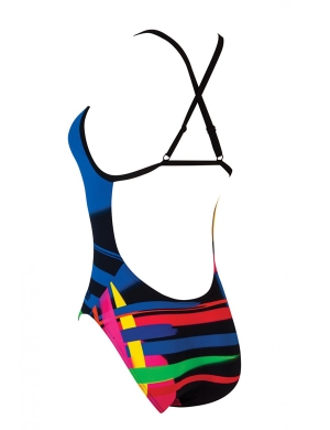 Zoggs Scuba Aquaback Swimsuit - Multi
